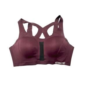Victoia Secret Sport Burgundy Angel Max Wireless Sports Bra Size 38C